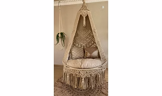 Macrame Swing Chair - Macrame Hammock Chair | Home Decor