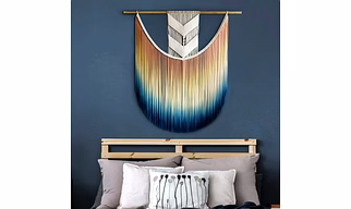 Handmade Fiber Art | Macrame Wall Hanging - Home Deocr SUNSET