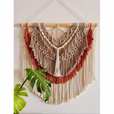 knottyartsisansco555 macrame wall hanging - boho wall tapestry