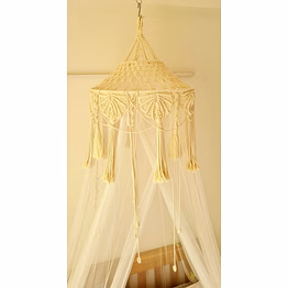 knottyartsisansco555 macrame canopy - tully i, macrame nursery decor
