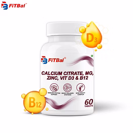 balextra calcium citrate, mg, zinc, vitamin d3 & b12