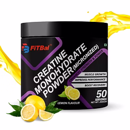 balextra creatine monohydrate powder 200gm (micronized) | lemon flavour | 50 servings | enhances strength & power