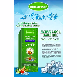 himsarovar extra cool hair oil 500ml