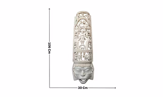 Kushmandi The Adibasi Story Wooden Mask