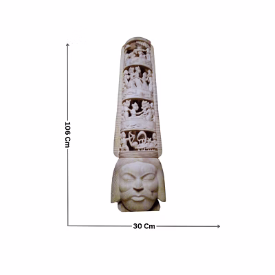 amrit kalash kushmandi the mahabharat story wooden mask