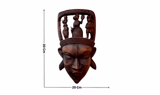 Kushmandi Folk Wooden Mask