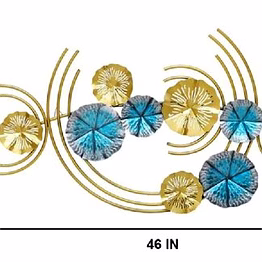 amrit kalash wrought iron round plates wall decor