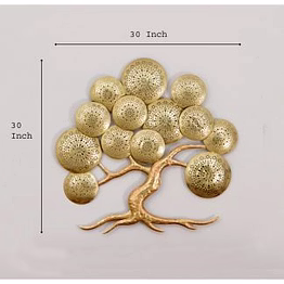 amrit kalash wrought iron wall decor tree