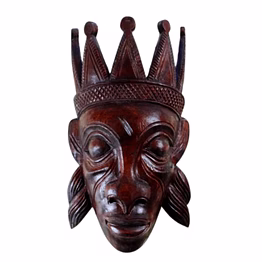 amrit kalash kushmandi wearable wooden face mask – tribal wooden mask