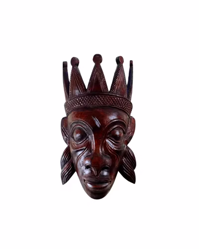 Kushmandi Wearable Wooden Face Mask – Tribal Wooden Mask-Amr1054