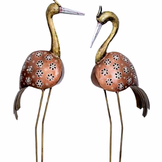 amrit kalash wrought iron bagula set of 2