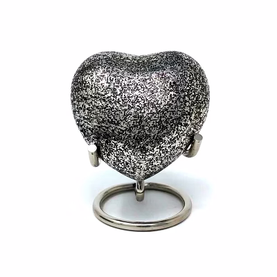 amrit kalash wrought iron heart with stand