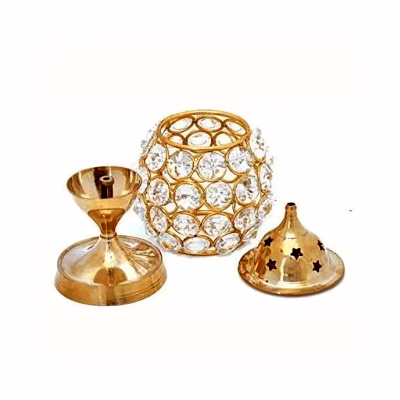 amrit kalash brass akhand diya oil lamp diwali decoration – gift & décor