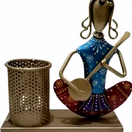 amrit kalash multicolor musician iron pen holder