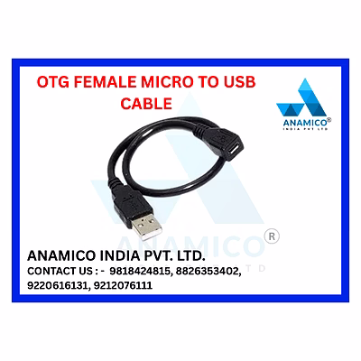 anamico otg female micro to usb cable