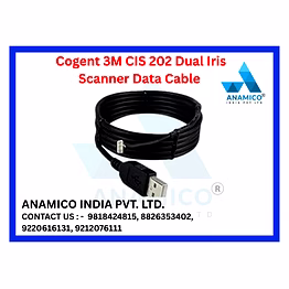 anamico cogent 3m cis 202 dual iris scanner data cable