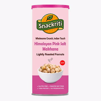 snackriti himalayan salt makhana
