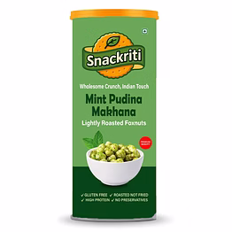 snackriti mint pudina makhana