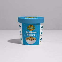 snackriti chat masala makhana