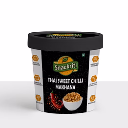 snackriti thai sweet chili makhana – spicy, sweet & crunchy