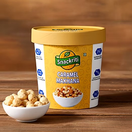snackriti caramel makhana – sweet, crunchy & irresistible