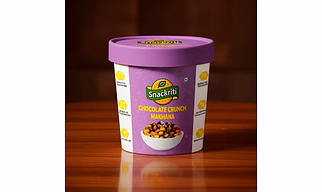 Snackriti Chocolate Crunch Makhana – Chocolaty, Crunchy & Guilt-Free Delight
