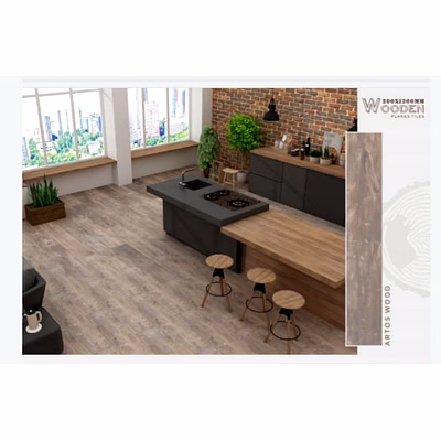 200x1200mm wooden planks