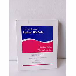 pipdine tulle povidone iodine tulle gauze - having povidione iodine 10%