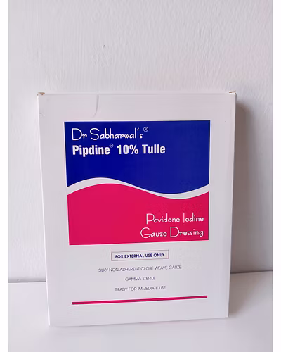PIPDINE TULLE Povidone Iodine Tulle Gauze - having Povidione Iodine 10%-12728723