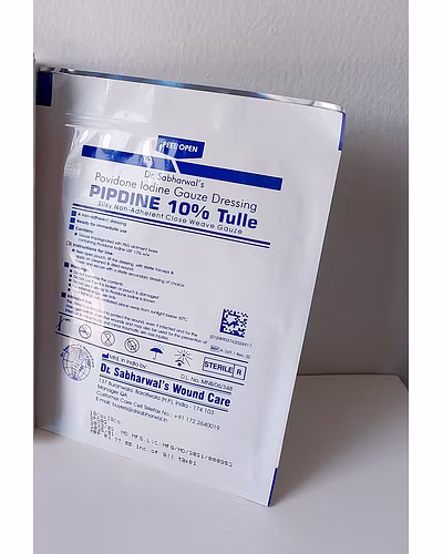 PIPDINE TULLE Povidone Iodine Tulle Gauze - having Povidione Iodine 10%-2