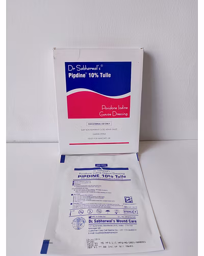 PIPDINE TULLE Povidone Iodine Tulle Gauze - having Povidione Iodine 10%-3