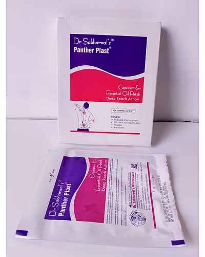 Deep Reach Rheumatic Plaster Containing Capsicum Oleoresin 0.5%, Methyl Salicylate 4%, Menthol 0.5%, Camphor 1%, Thymol 1.0%, Eucalyptus Oil 3.0%-1
