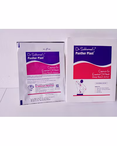 Deep Reach Rheumatic Plaster Containing Capsicum Oleoresin 0.5%, Methyl Salicylate 4%, Menthol 0.5%, Camphor 1%, Thymol 1.0%, Eucalyptus Oil 3.0%-2