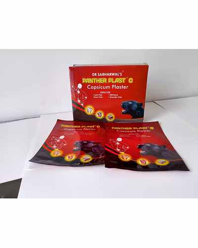 Capsicum Plaster  having Capsicum Oleoresin 0.5% Methyl Salicylate IP 1.0%-1