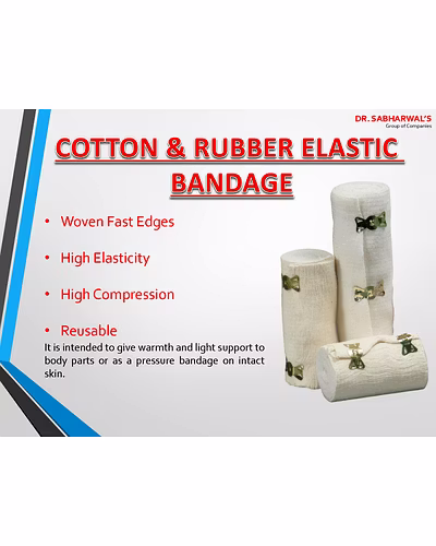 Cotton and Rubber Elastic Bandage-1