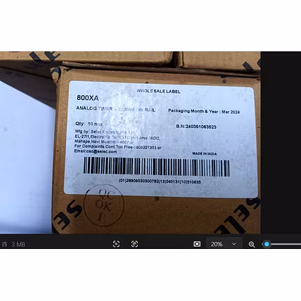 SELEC 800XA On delay / Interval, 8 Time Ranges, Universal supply-12731777