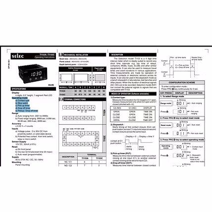 SELEC TI103C V2 4 DIGIT TIME INTERVAL METER-1