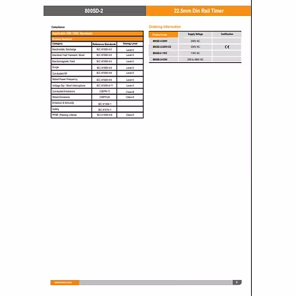 Star Delta Function Timer SELEC 800SD-2-230-4