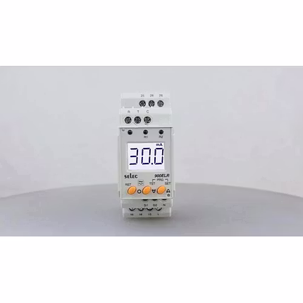 SELEC 900ELR-2-230V-CE Digital Earth leakage Relay, Din Rail-3