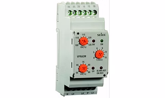 SELEC VPRA2M-CE Protection Relay, Three-Phase, analog, Over/Under Voltage / Asymmetry / Phase Sequence / Phase Failure / Neutral Loss, 230VAC, 1DPDT, 35mm DIN Rail