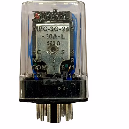 PLA RELAY 3C/O MPC 24D - 5Amp 24Vdc-3