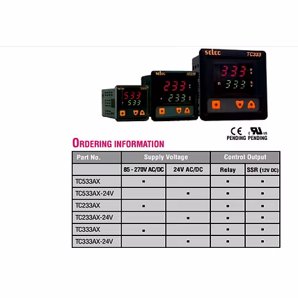 Selec TC533BX PID/On-Off Temperature Controller-1