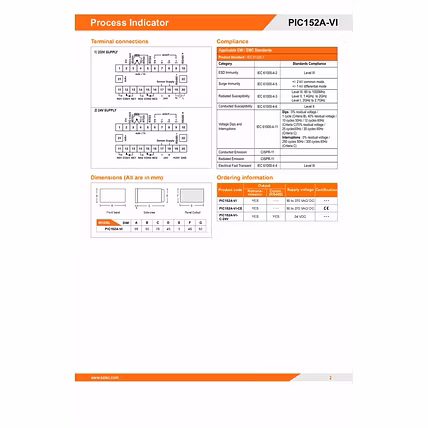 Selec PIC152A-VI Process Indicator-1