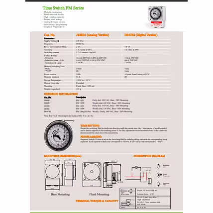 GIC Digital Time Switch Chrono, Model No.: 67DDT0, 110-240 Vac-1