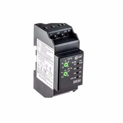 gic mac04d0100 voltage monitoring relay 3 phase overvoltage protection
