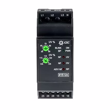 GIC MAC04D0100 Voltage Monitoring Relay 3 Phase Overvoltage Protection-2