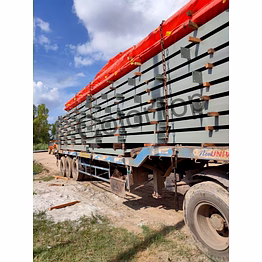 peb built up steel structure