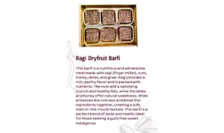 Ragi Dryfruit Barfi