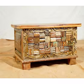 Antique Wooden trunk box