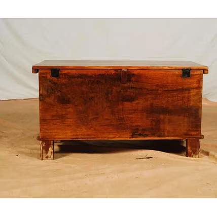Antique Wooden trunk box-3